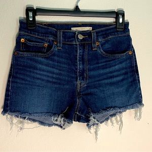 Levi’s High Rise Cutoff shorts.
